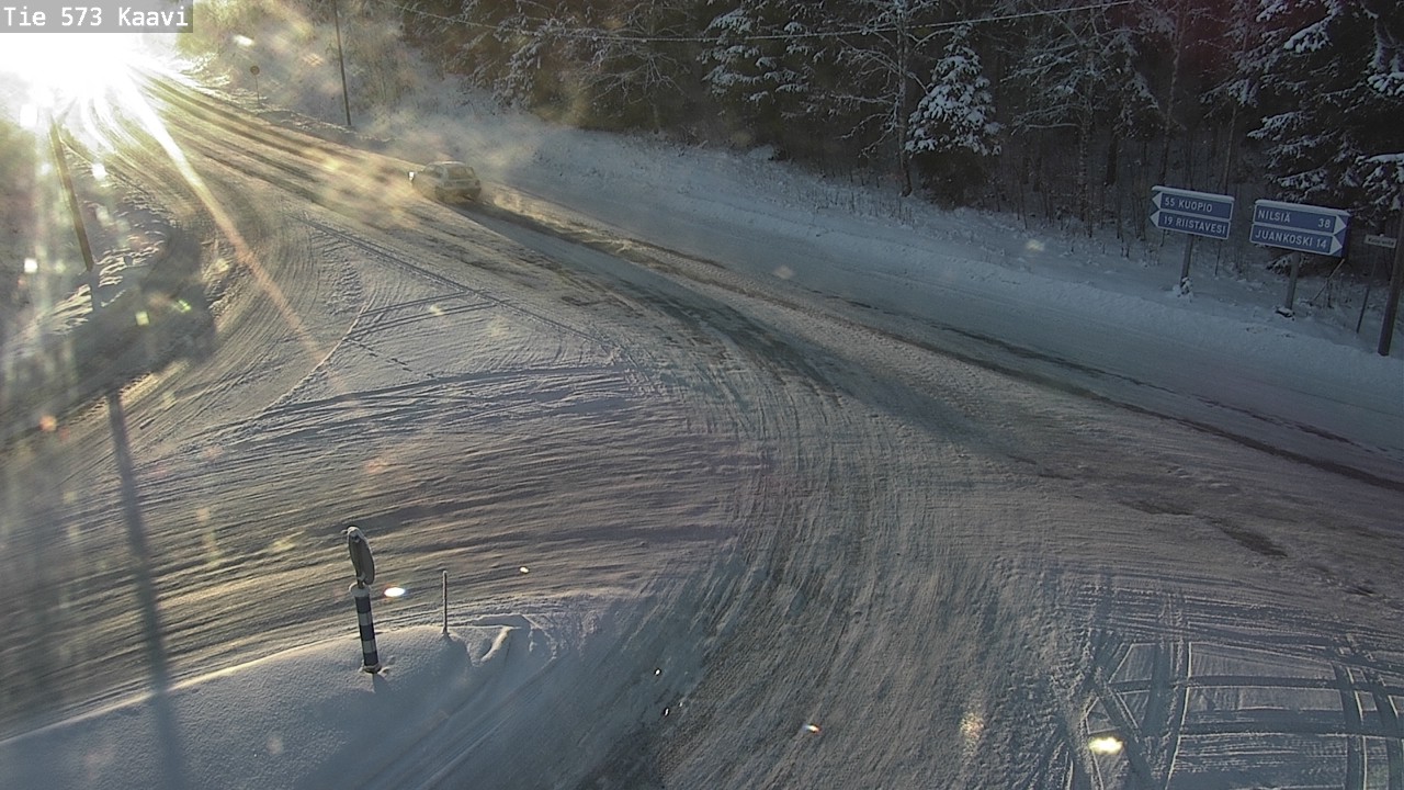 Weather Camera Image Road 573 Kaavi, Kaavi, Pohjois-Savo
