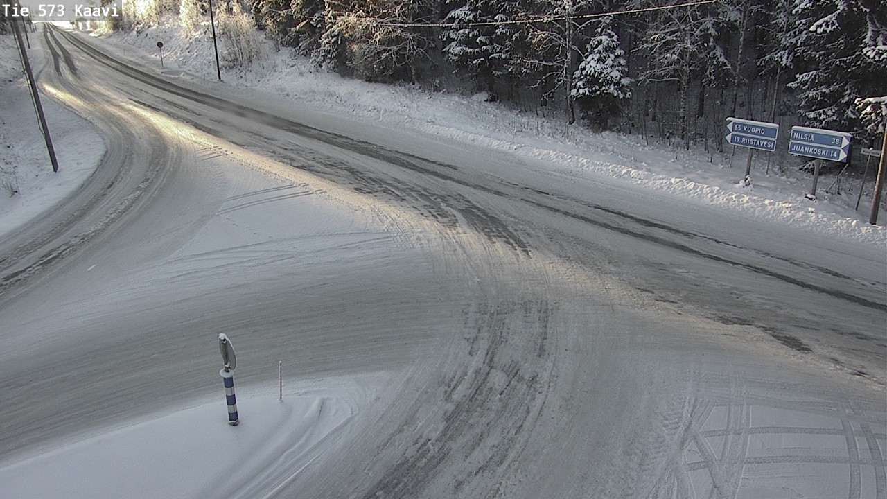 Weather Camera Image Road 573 Kaavi, Kaavi, Pohjois-Savo