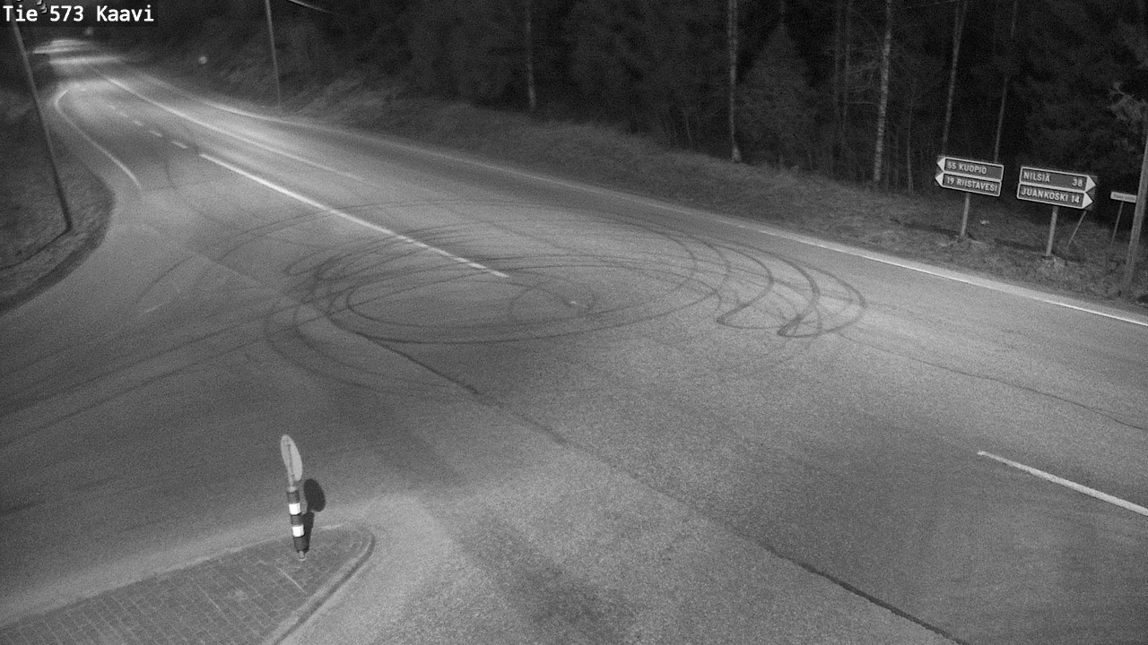 Weather Camera Image Road 573 Kaavi, Kaavi, Pohjois-Savo