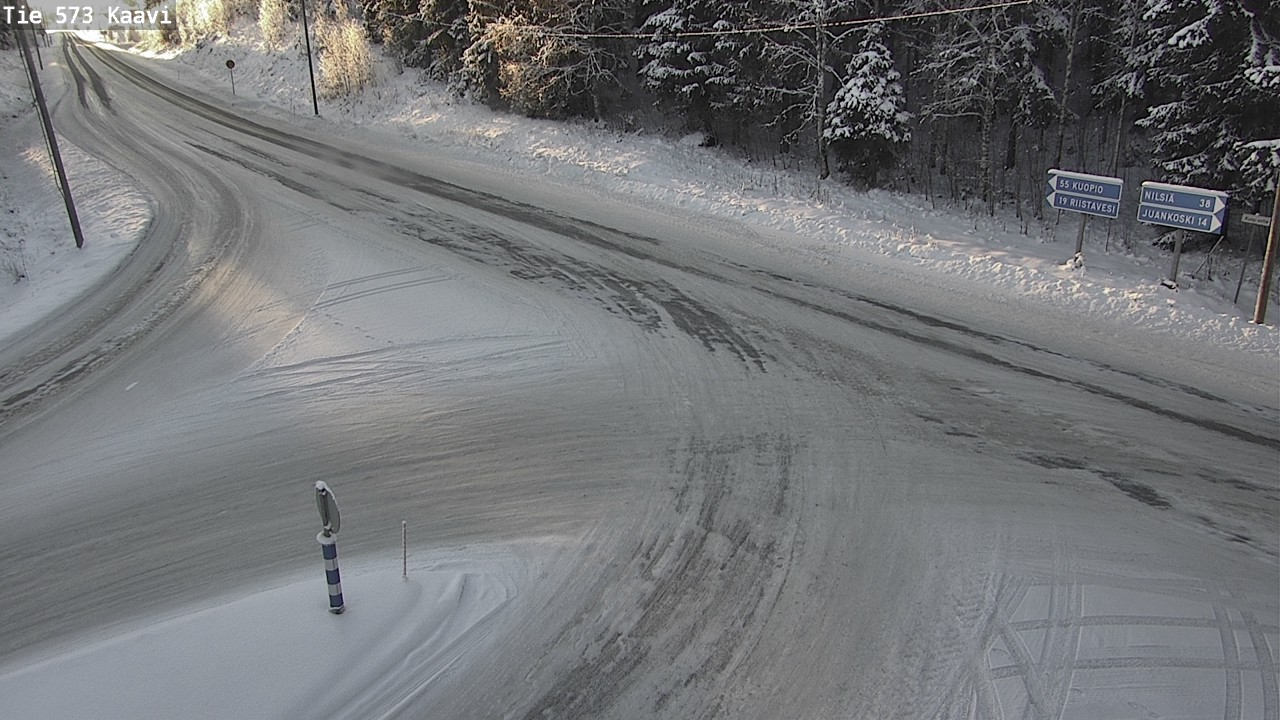 Weather Camera Image Road 573 Kaavi, Kaavi, Pohjois-Savo