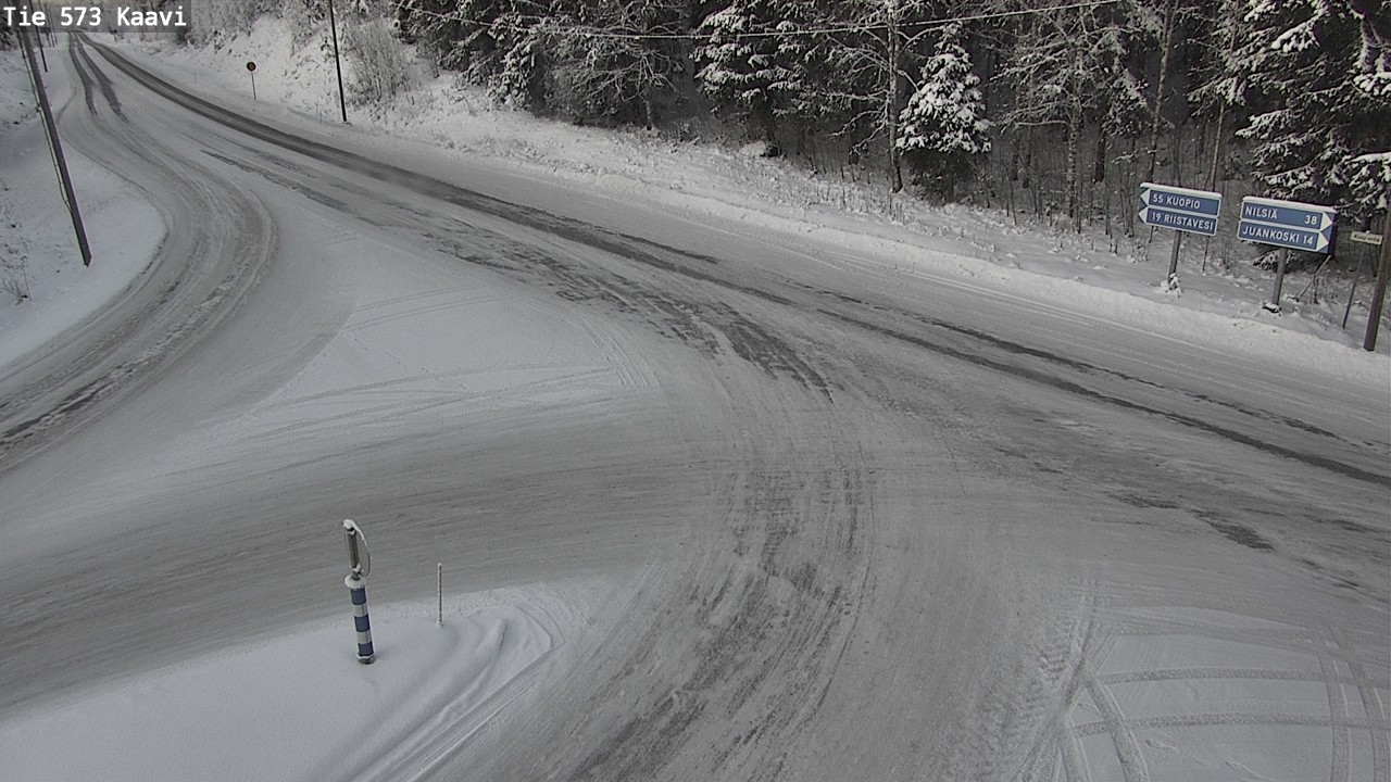 Weather Camera Image Road 573 Kaavi, Kaavi, Pohjois-Savo