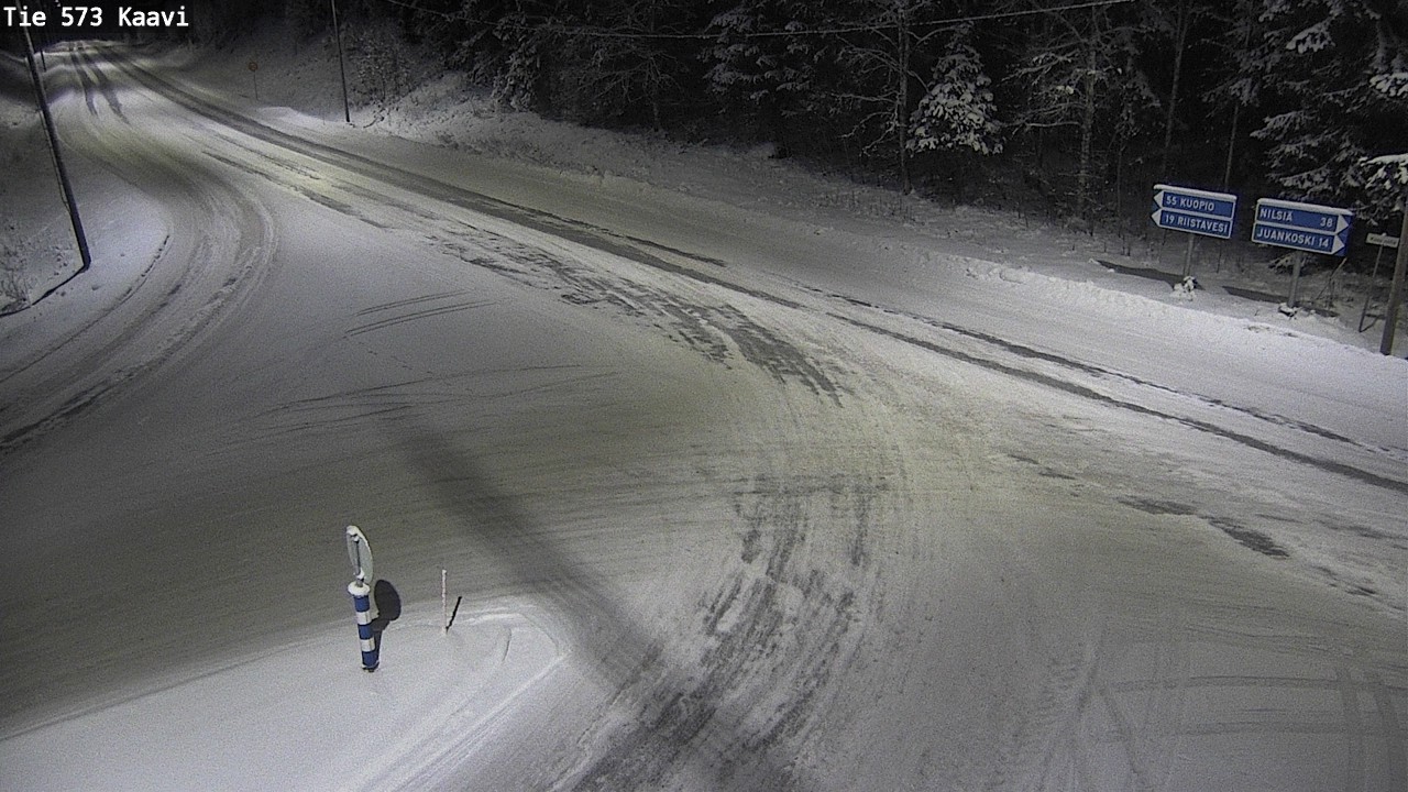 Weather Camera Image Road 573 Kaavi, Kaavi, Pohjois-Savo
