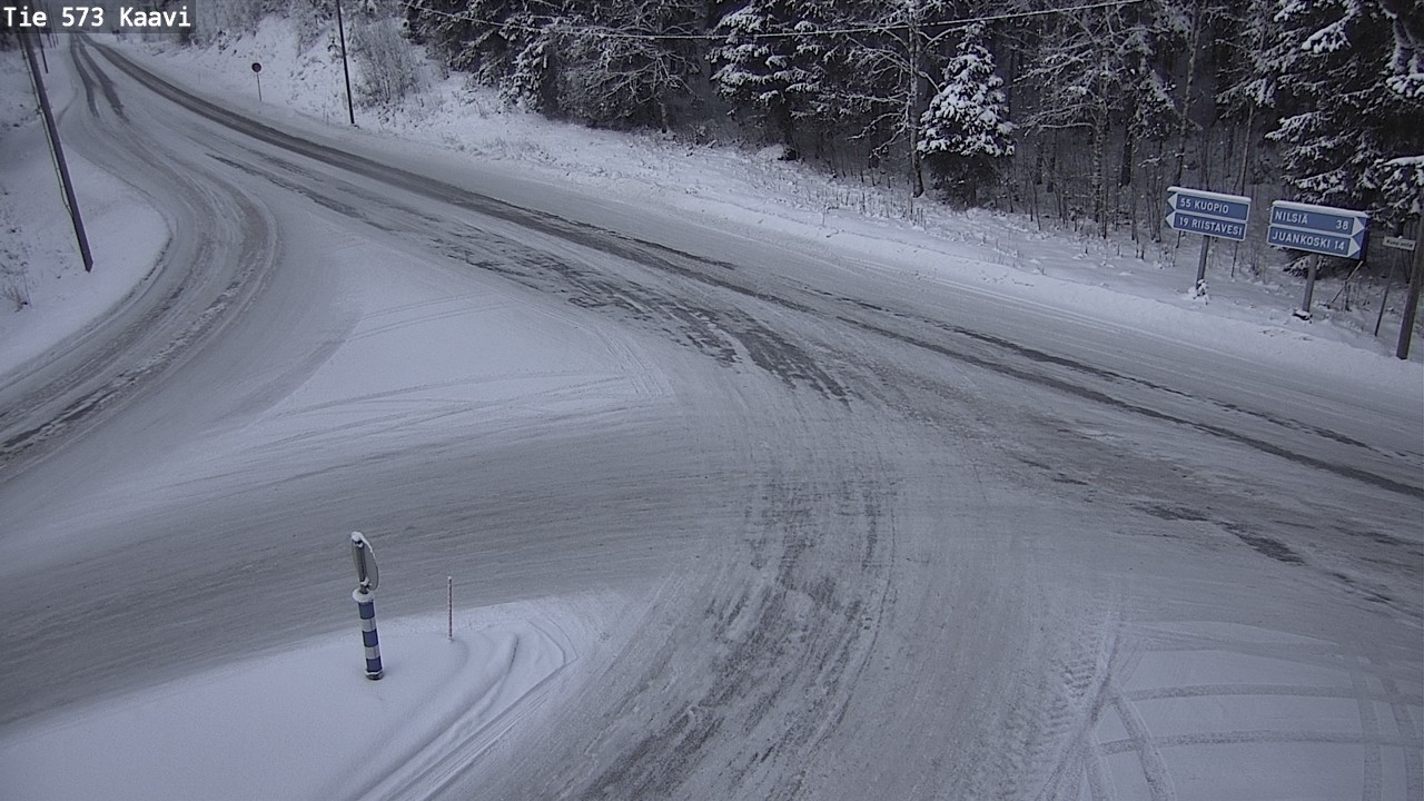 Weather Camera Image Road 573 Kaavi, Kaavi, Pohjois-Savo