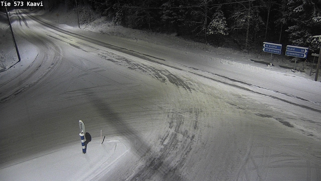 Weather Camera Image Road 573 Kaavi, Kaavi, Pohjois-Savo