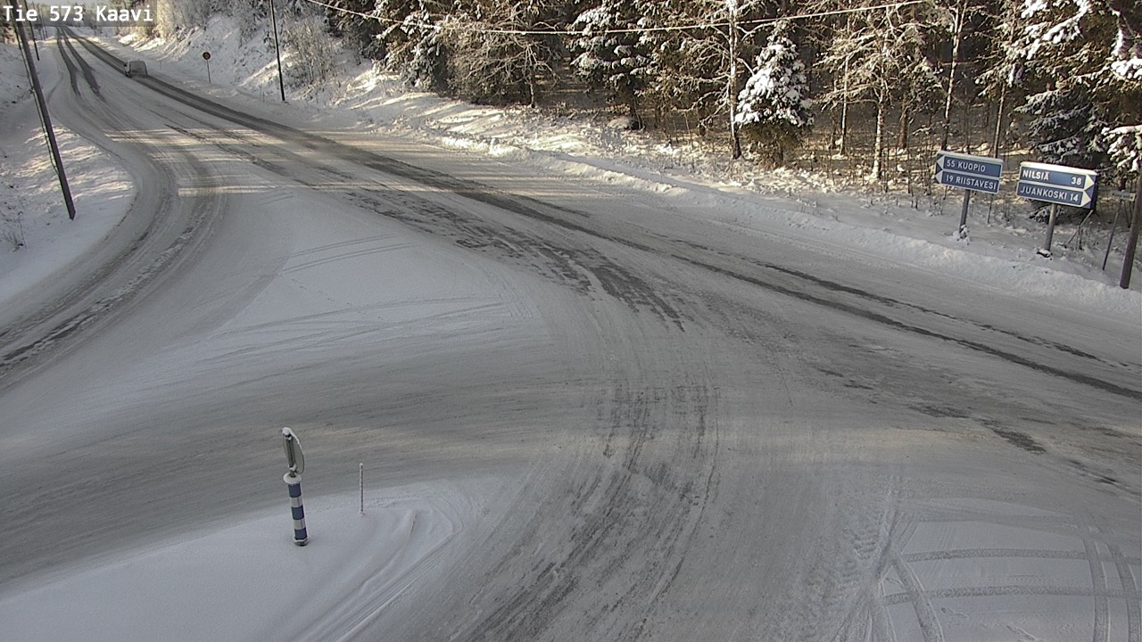 Weather Camera Image Road 573 Kaavi, Kaavi, Pohjois-Savo