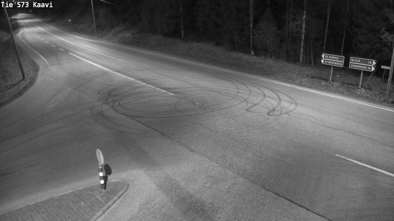Weather Camera Image Road 573 Kaavi, Kaavi, Pohjois-Savo