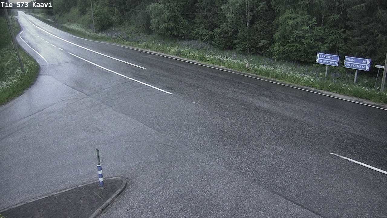 Weather Camera Image Road 573 Kaavi, Kaavi, Pohjois-Savo
