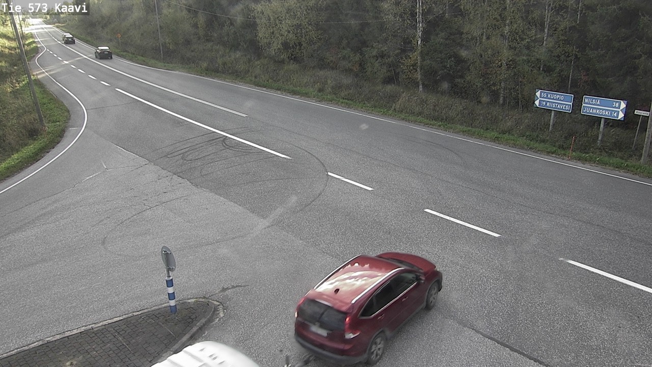 Weather Camera Image Väg 573 Kaavi, Kaavi, Pohjois-Savo