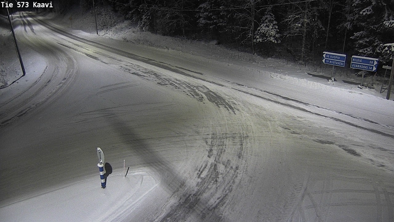 Weather Camera Image Road 573 Kaavi, Kaavi, Pohjois-Savo