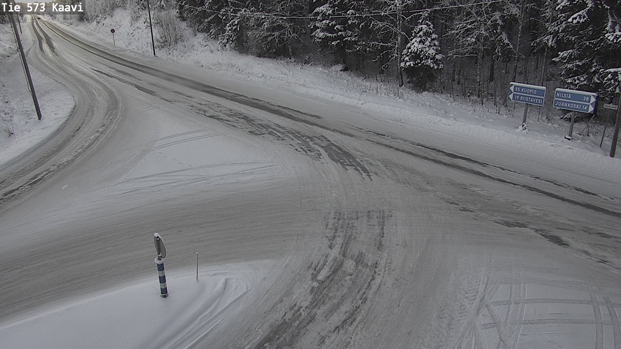 Weather Camera Image Road 573 Kaavi, Kaavi, Pohjois-Savo