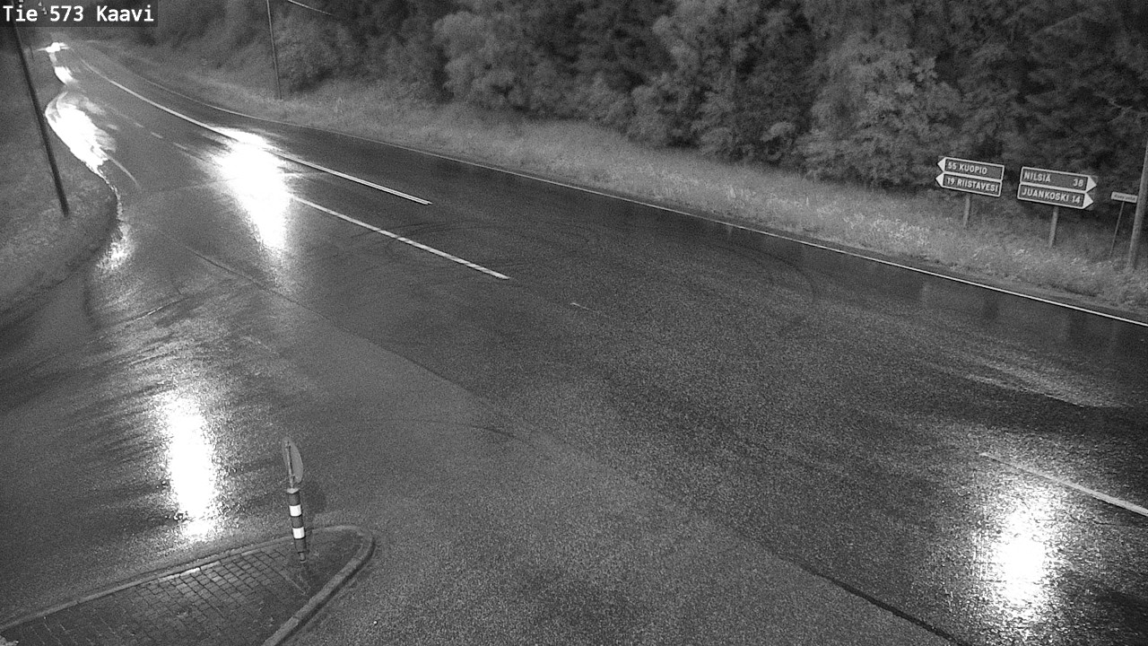 Weather Camera Image Road 573 Kaavi, Kaavi, Pohjois-Savo