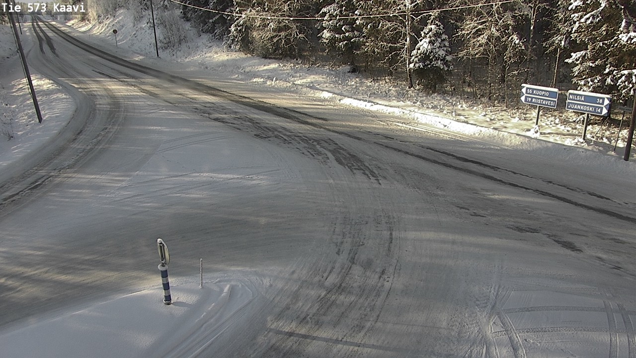 Weather Camera Image Road 573 Kaavi, Kaavi, Pohjois-Savo