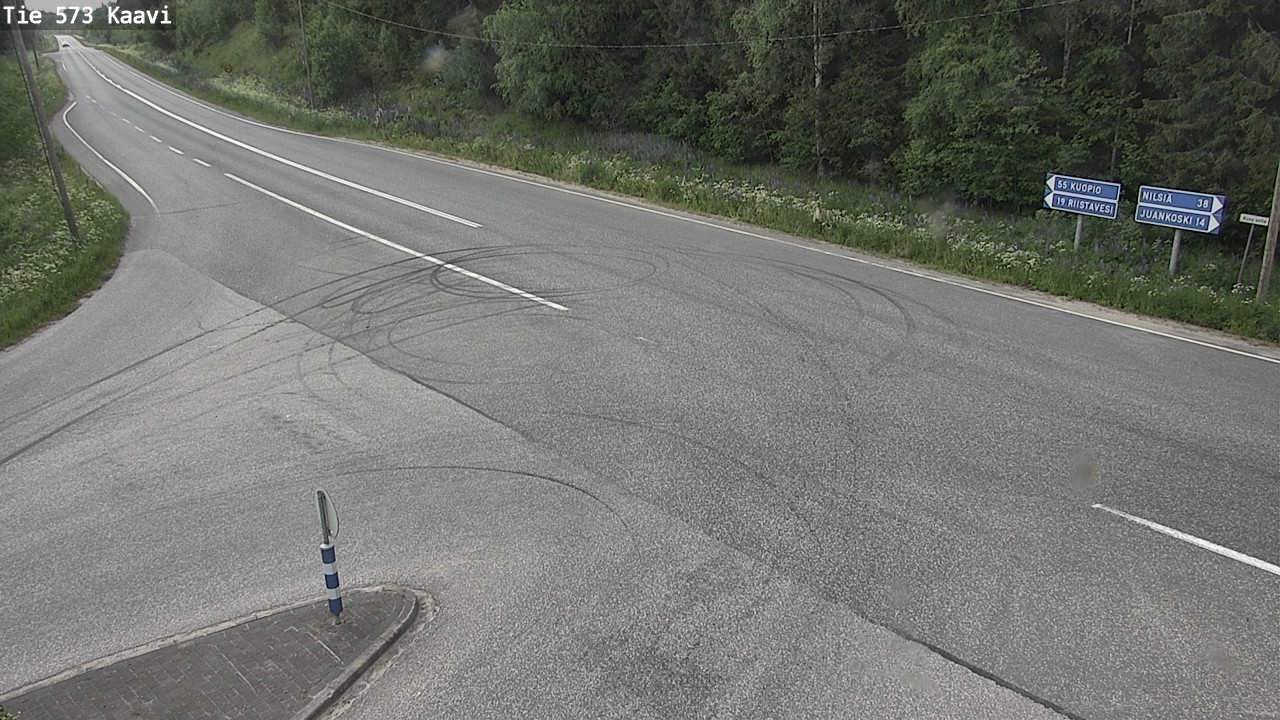 Weather Camera Image Road 573 Kaavi, Kaavi, Pohjois-Savo