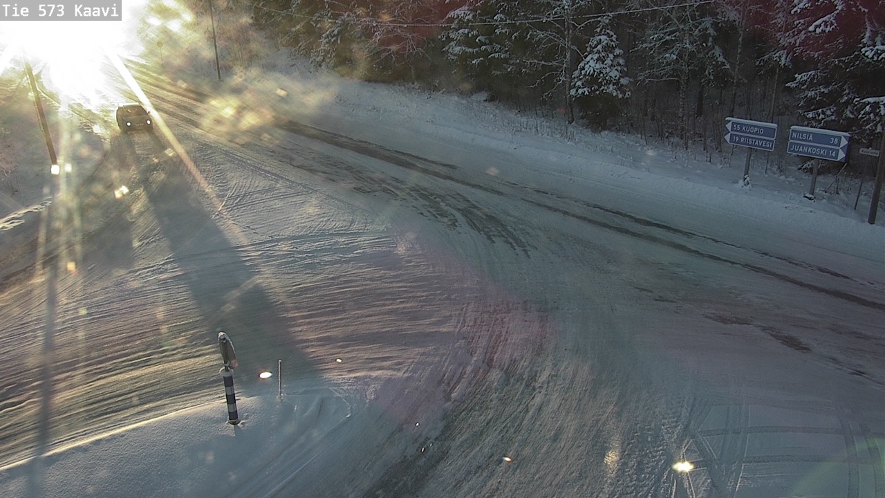 Weather Camera Image Road 573 Kaavi, Kaavi, Pohjois-Savo