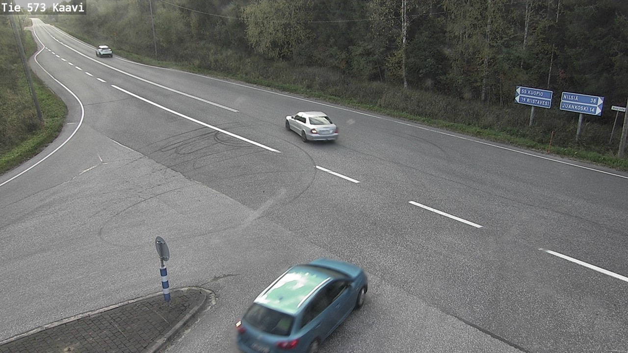 Weather Camera Image Väg 573 Kaavi, Kaavi, Pohjois-Savo
