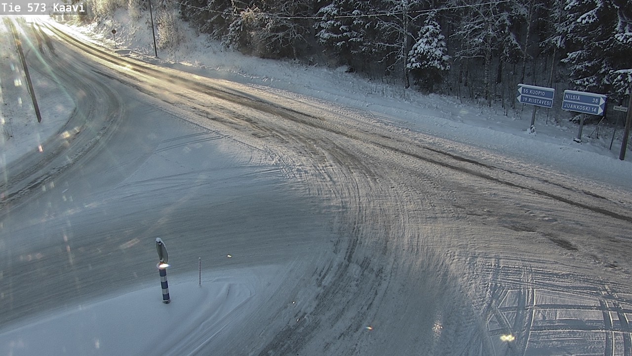 Weather Camera Image Road 573 Kaavi, Kaavi, Pohjois-Savo