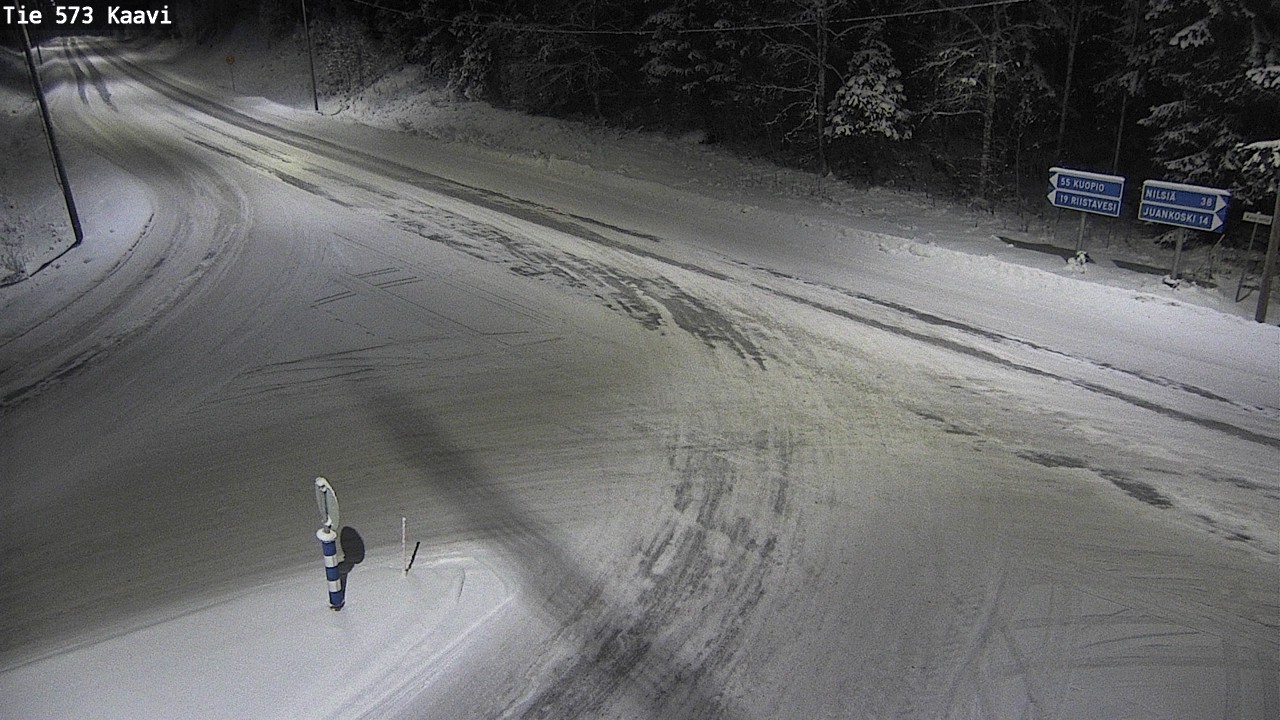 Weather Camera Image Road 573 Kaavi, Kaavi, Pohjois-Savo