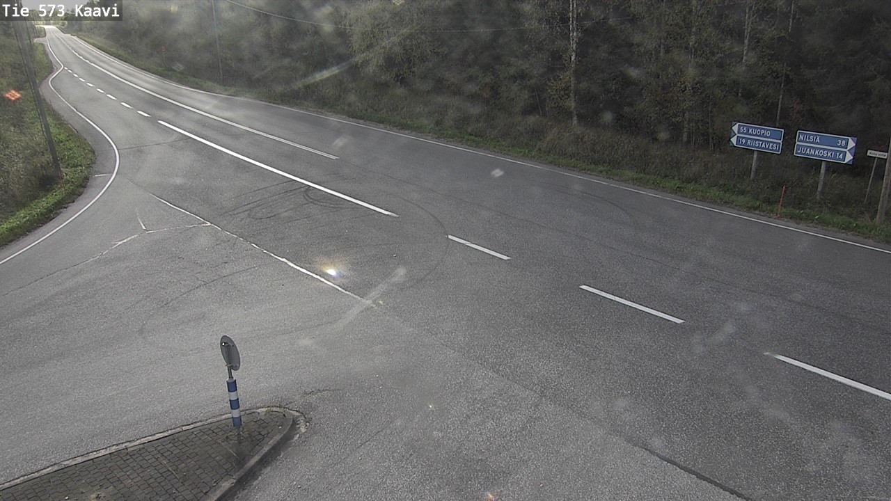 Weather Camera Image Väg 573 Kaavi, Kaavi, Pohjois-Savo