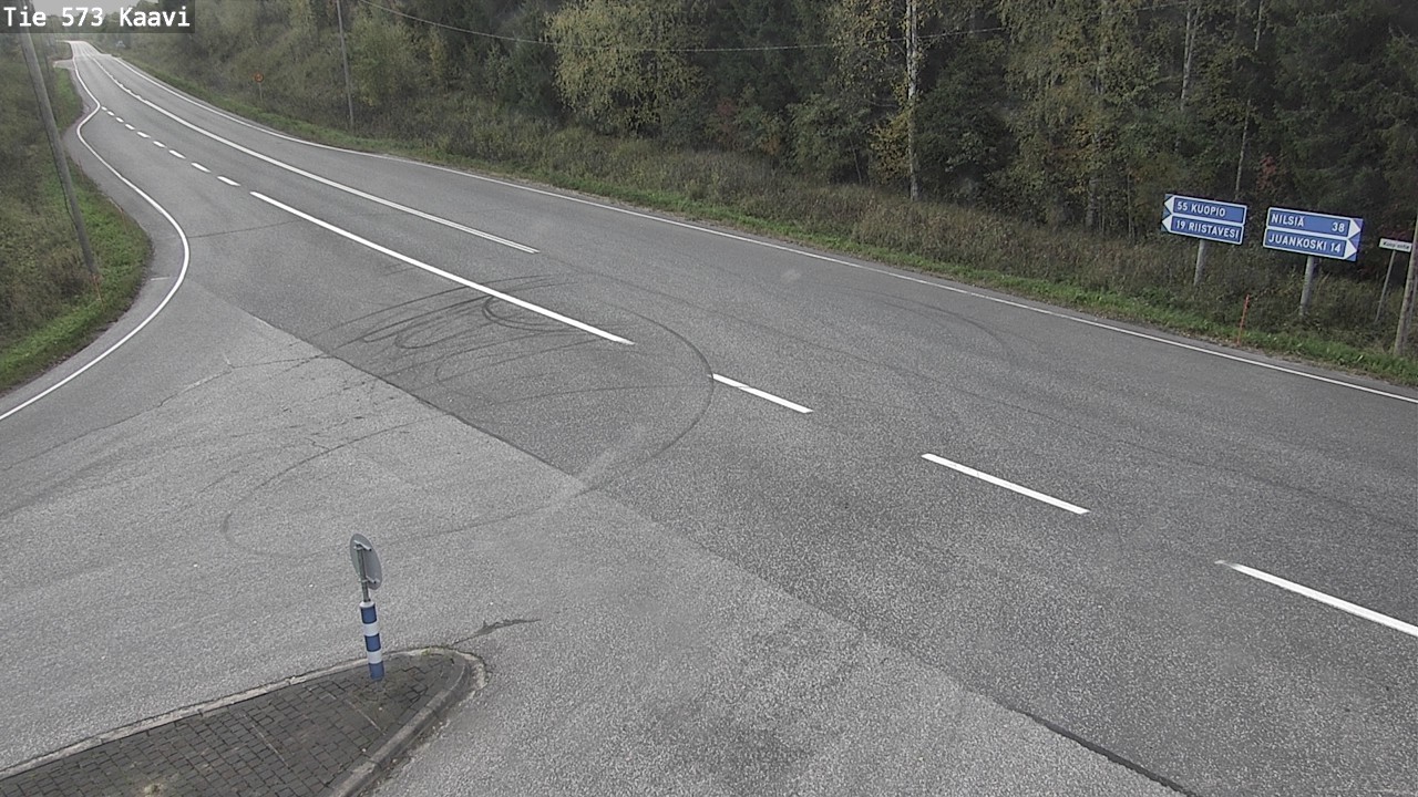 Weather Camera Image Väg 573 Kaavi, Kaavi, Pohjois-Savo