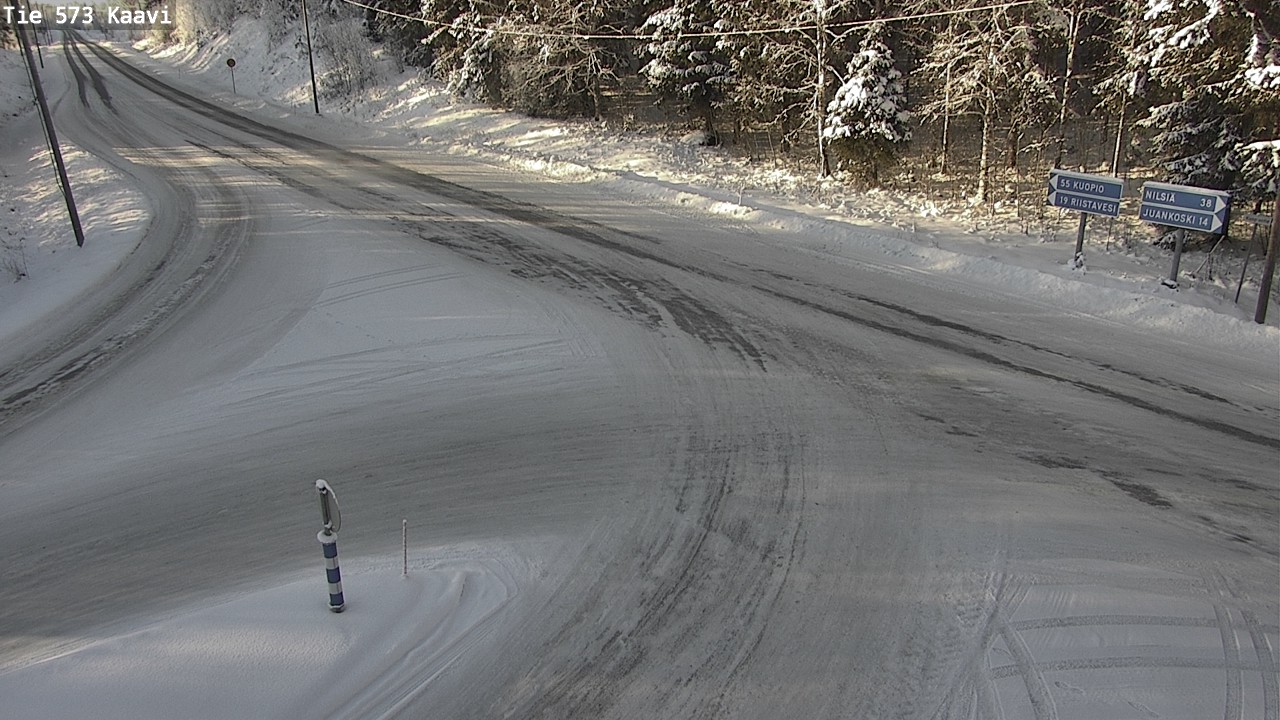 Weather Camera Image Road 573 Kaavi, Kaavi, Pohjois-Savo