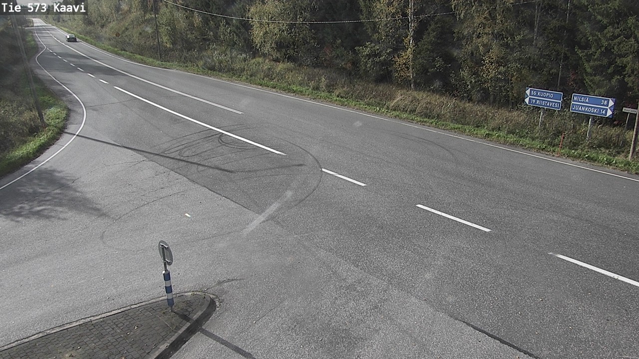 Weather Camera Image Väg 573 Kaavi, Kaavi, Pohjois-Savo