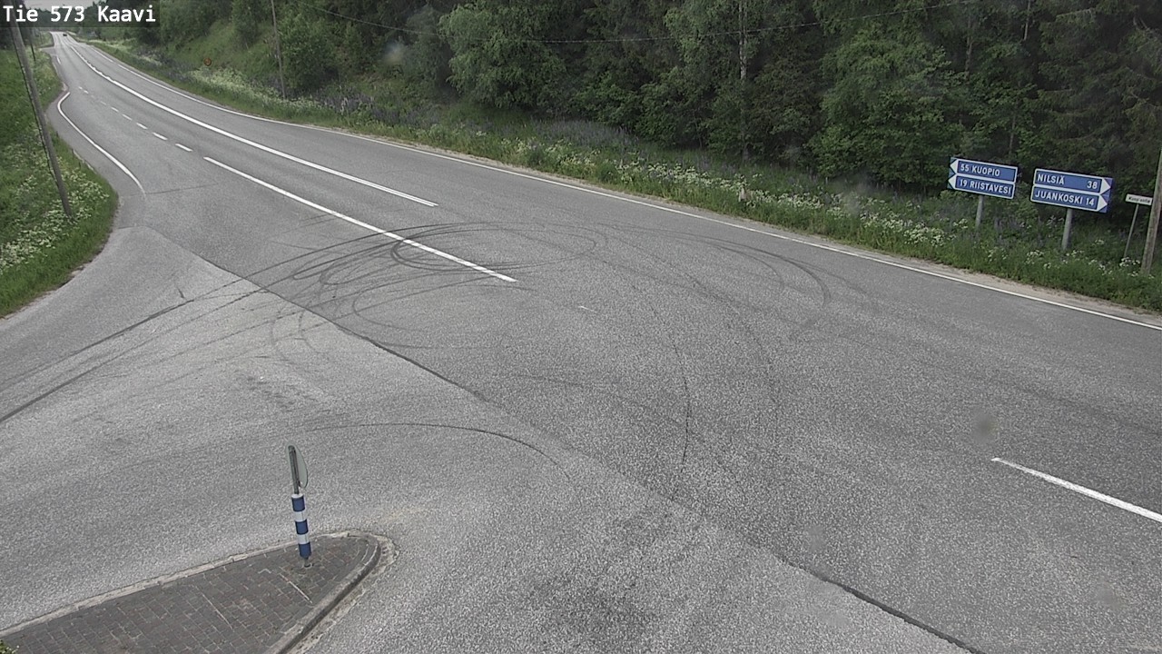 Weather Camera Image Road 573 Kaavi, Kaavi, Pohjois-Savo