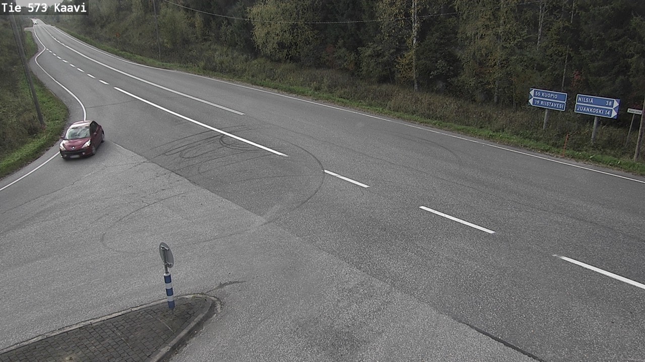 Weather Camera Image Väg 573 Kaavi, Kaavi, Pohjois-Savo