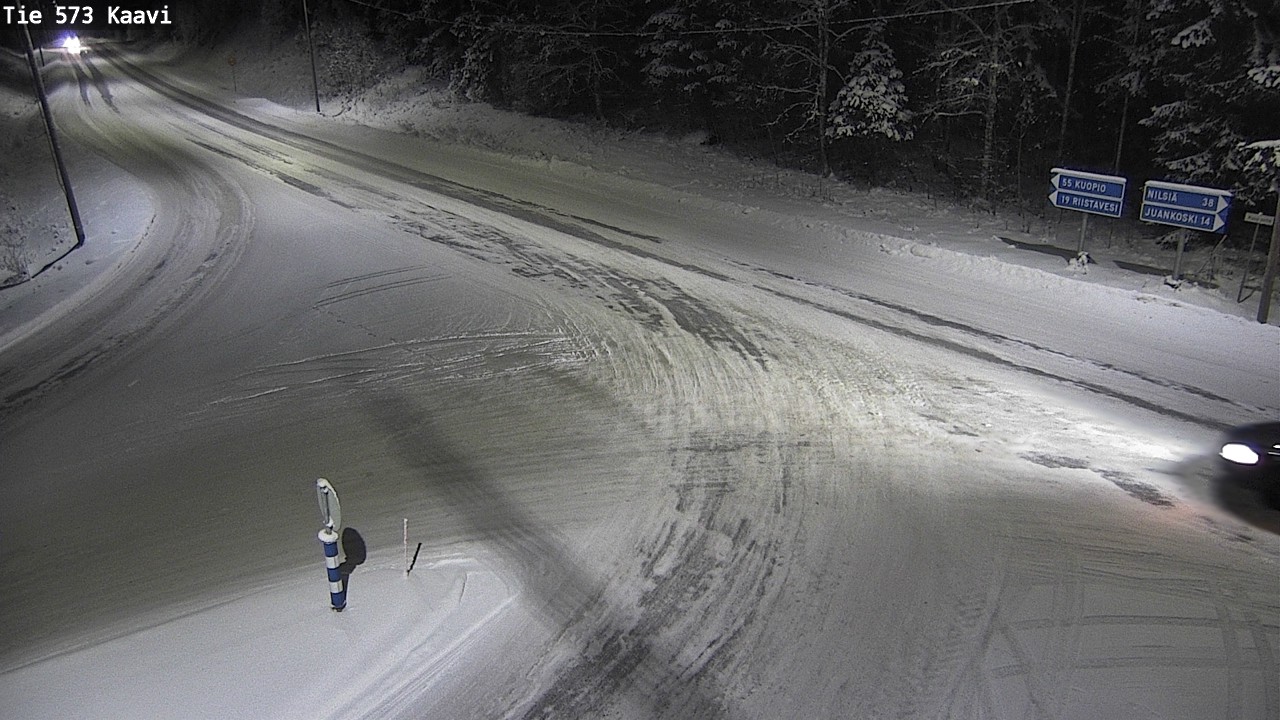 Weather Camera Image Road 573 Kaavi, Kaavi, Pohjois-Savo