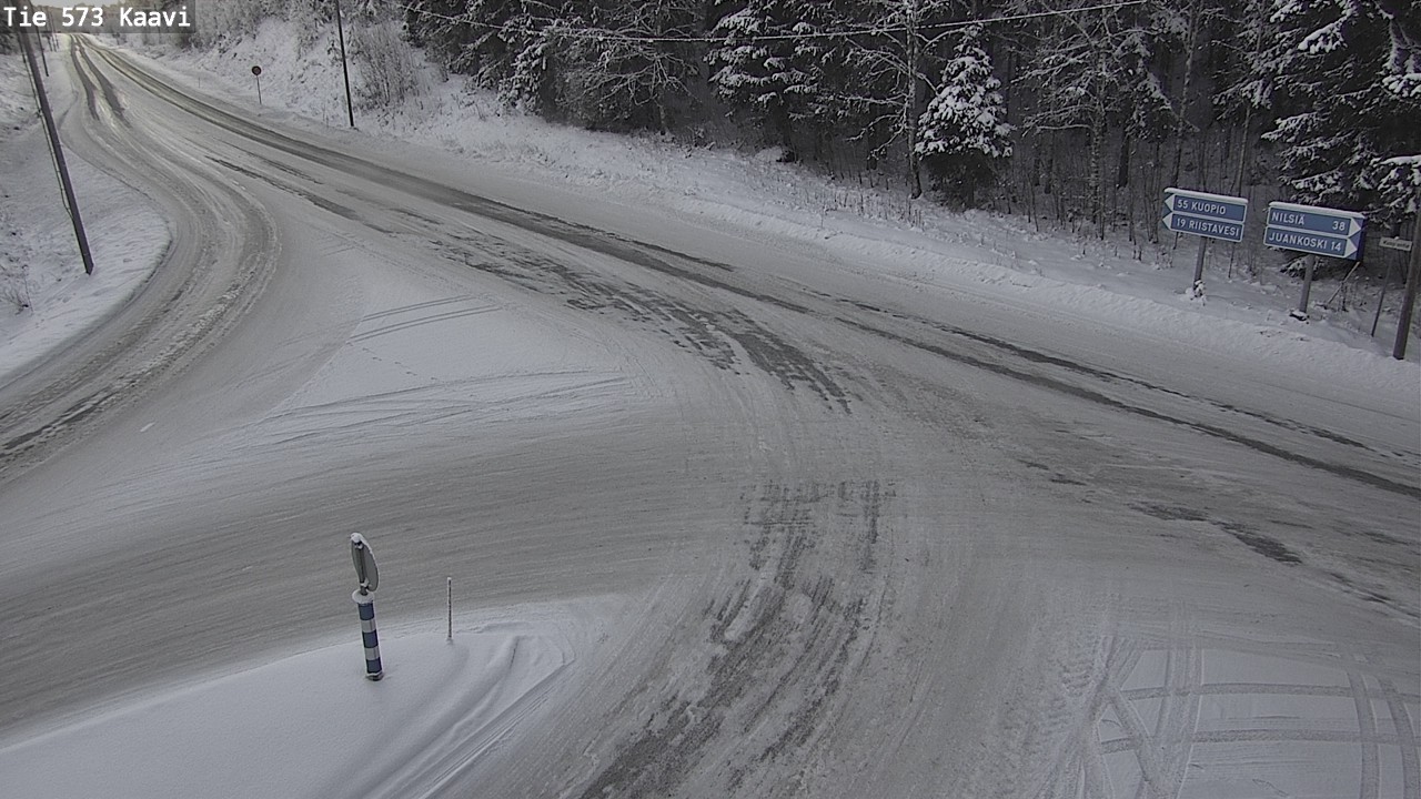 Weather Camera Image Road 573 Kaavi, Kaavi, Pohjois-Savo