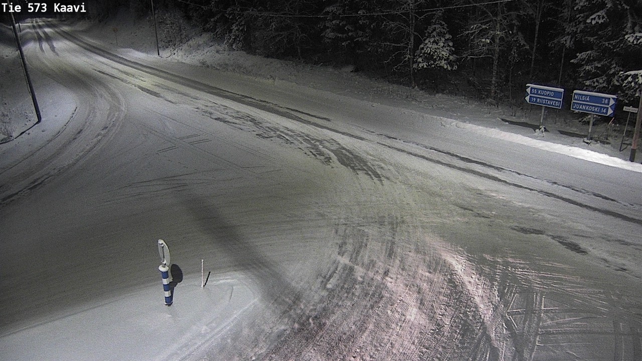 Weather Camera Image Road 573 Kaavi, Kaavi, Pohjois-Savo