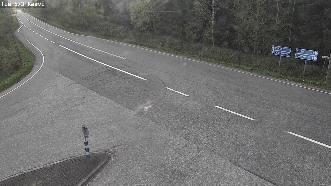 Weather Camera Image Väg 573 Kaavi, Kaavi, Pohjois-Savo
