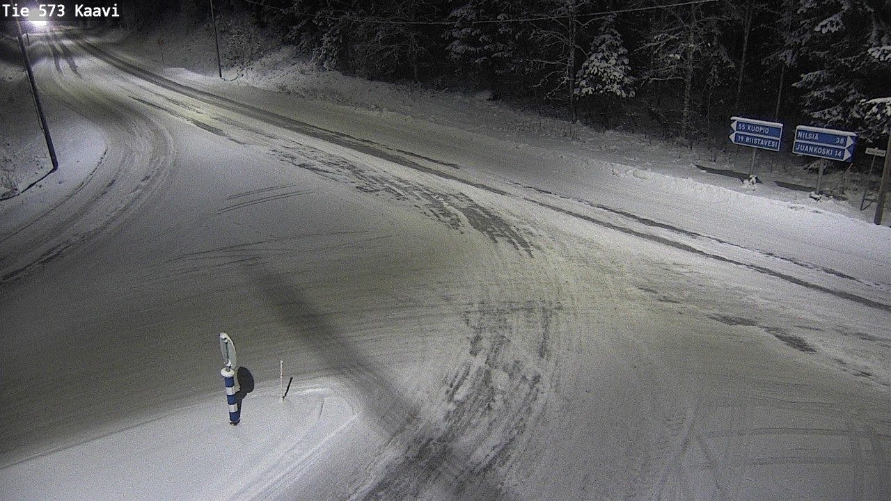 Weather Camera Image Road 573 Kaavi, Kaavi, Pohjois-Savo