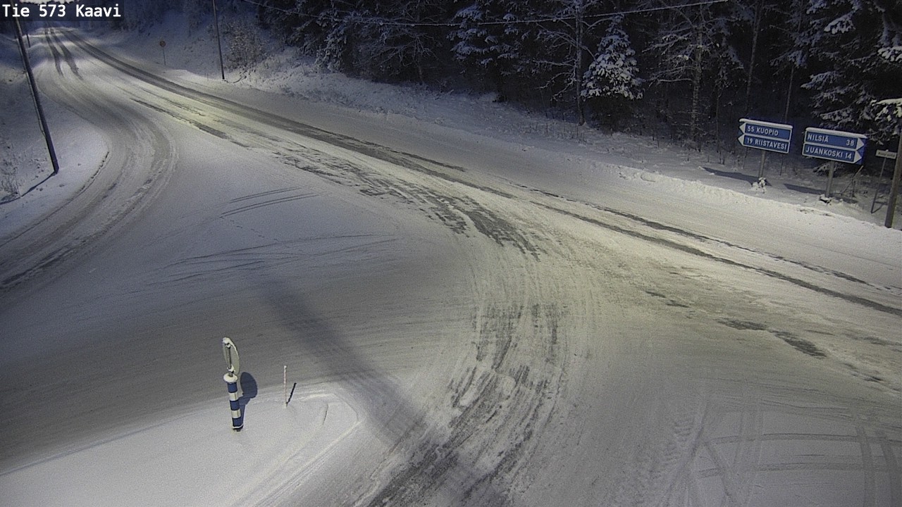 Weather Camera Image Road 573 Kaavi, Kaavi, Pohjois-Savo