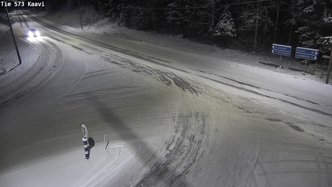 Weather Camera Image Road 573 Kaavi, Kaavi, Pohjois-Savo