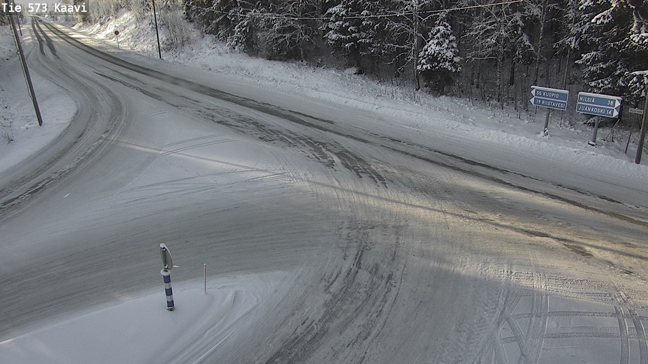 Weather Camera Image Road 573 Kaavi, Kaavi, Pohjois-Savo