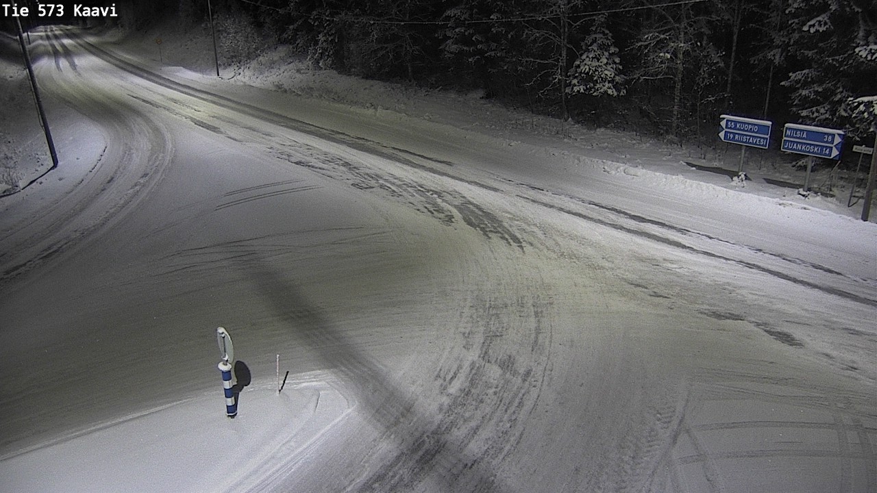 Weather Camera Image Road 573 Kaavi, Kaavi, Pohjois-Savo