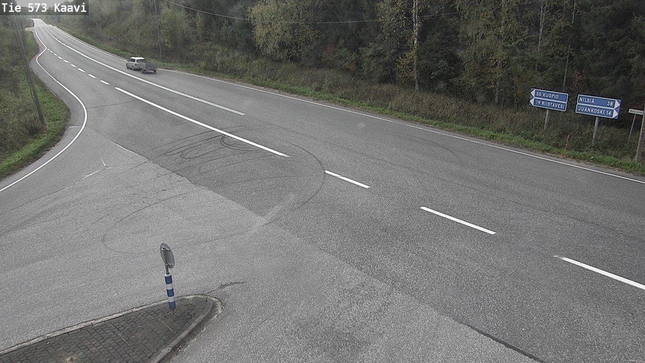 Weather Camera Image Väg 573 Kaavi, Kaavi, Pohjois-Savo