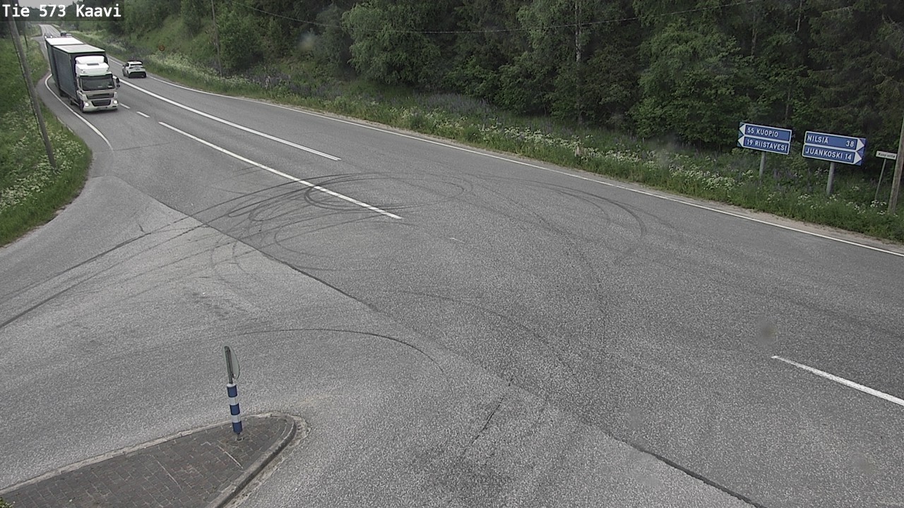 Weather Camera Image Road 573 Kaavi, Kaavi, Pohjois-Savo