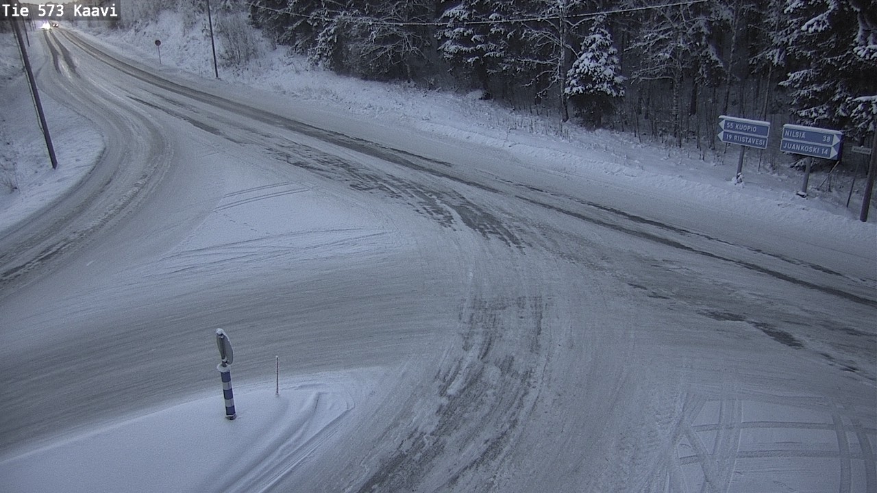 Weather Camera Image Road 573 Kaavi, Kaavi, Pohjois-Savo