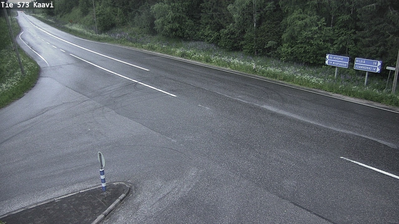 Weather Camera Image Road 573 Kaavi, Kaavi, Pohjois-Savo