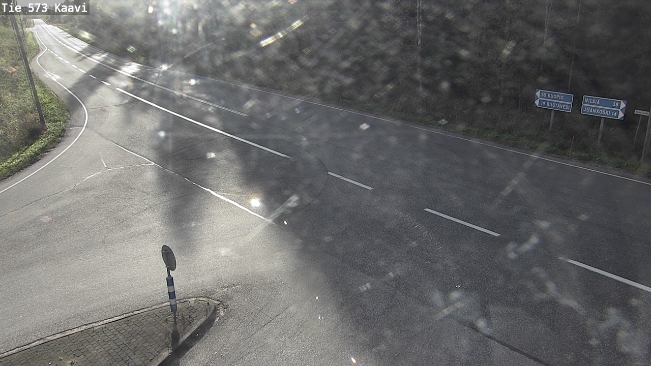 Weather Camera Image Väg 573 Kaavi, Kaavi, Pohjois-Savo