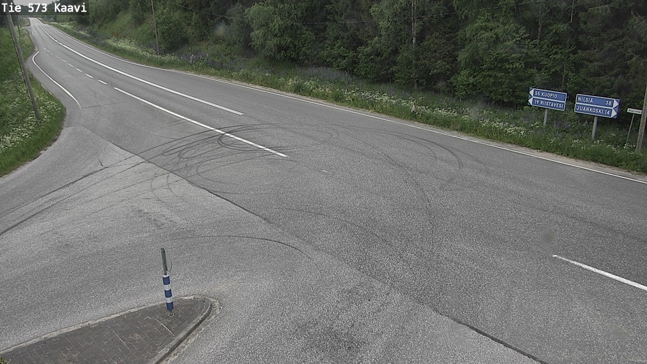 Weather Camera Image Road 573 Kaavi, Kaavi, Pohjois-Savo