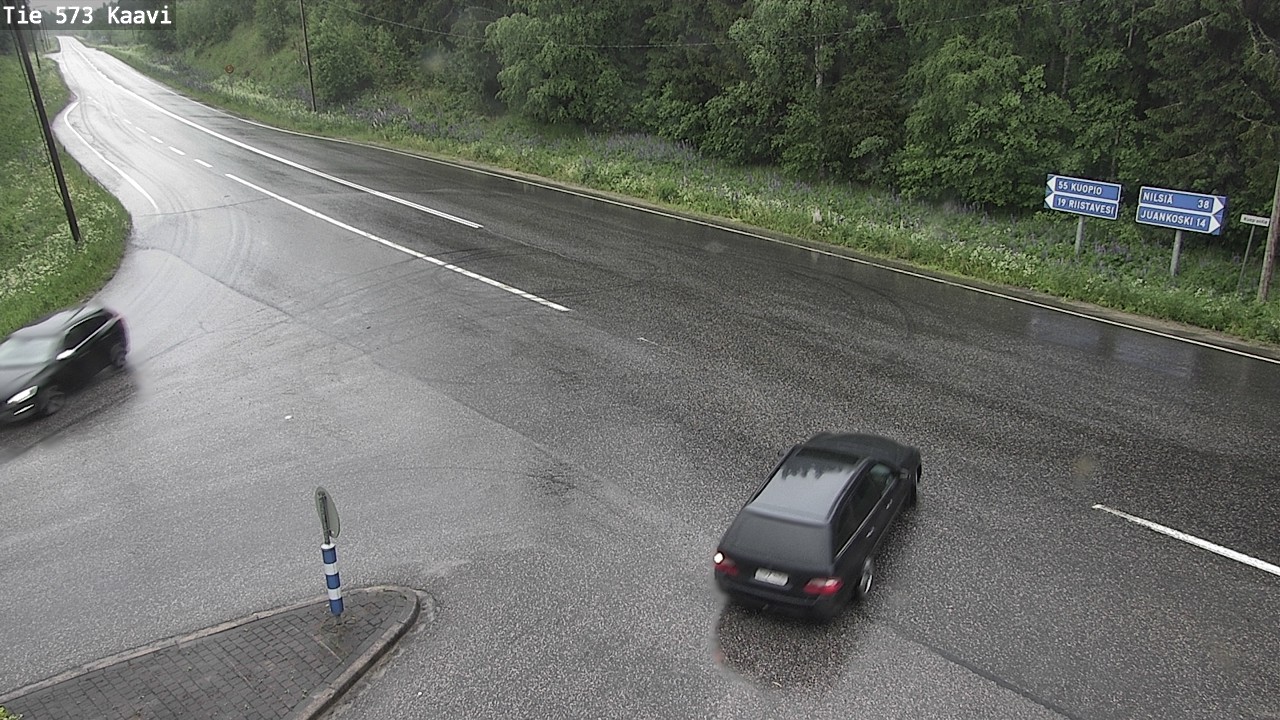 Weather Camera Image Väg 573 Kaavi, Kaavi, Pohjois-Savo