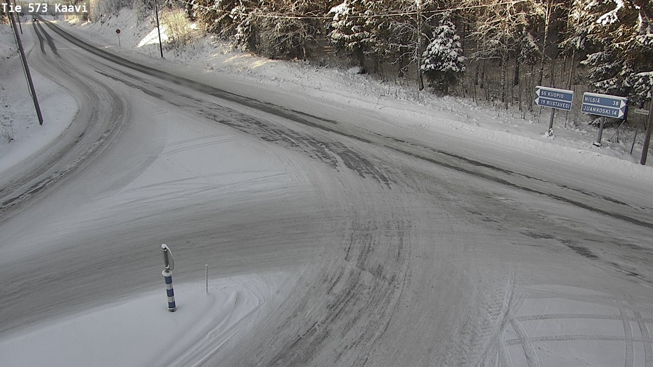 Weather Camera Image Road 573 Kaavi, Kaavi, Pohjois-Savo