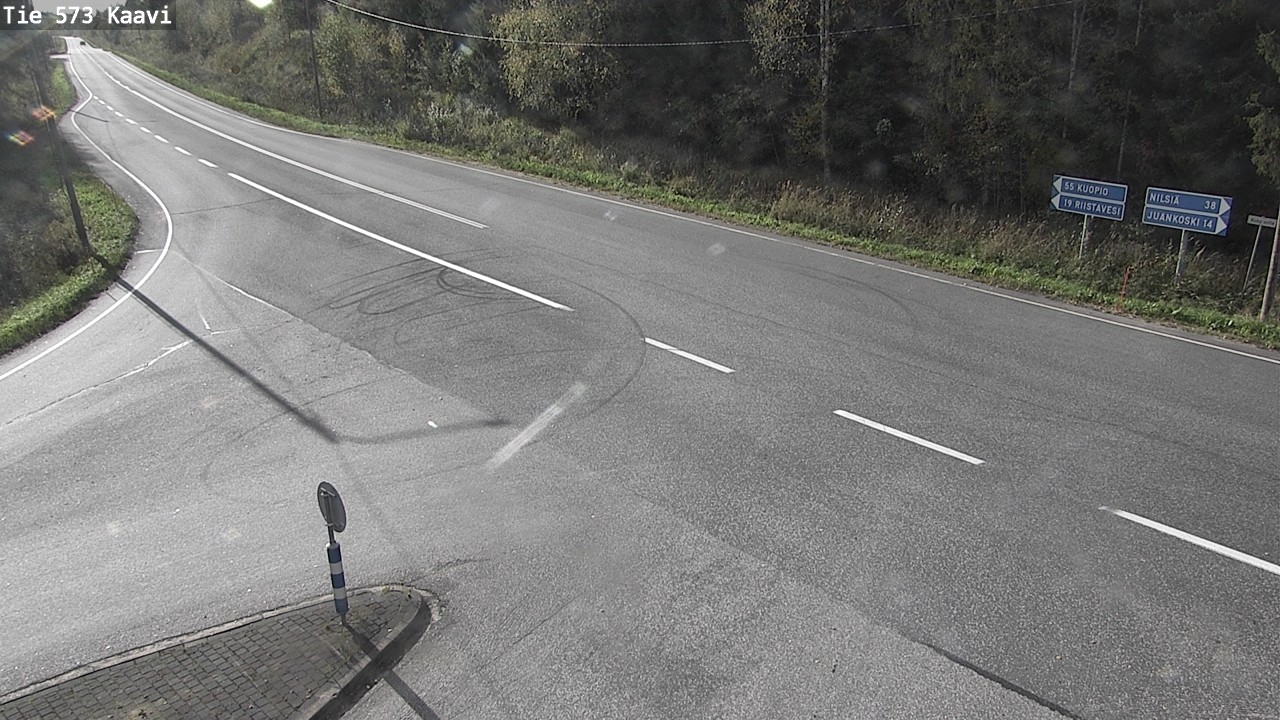 Weather Camera Image Väg 573 Kaavi, Kaavi, Pohjois-Savo