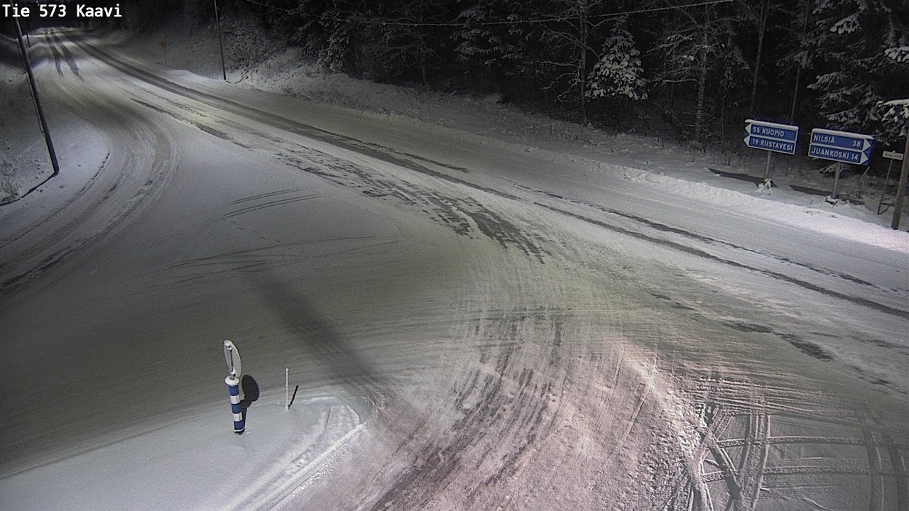 Weather Camera Image Road 573 Kaavi, Kaavi, Pohjois-Savo
