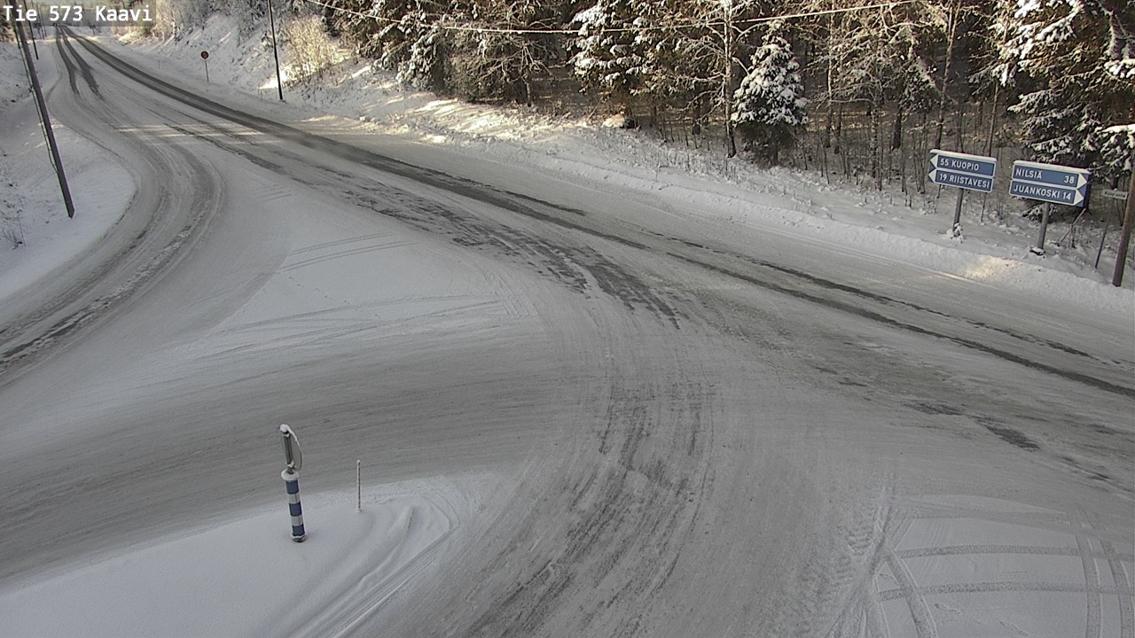 Weather Camera Image Road 573 Kaavi, Kaavi, Pohjois-Savo