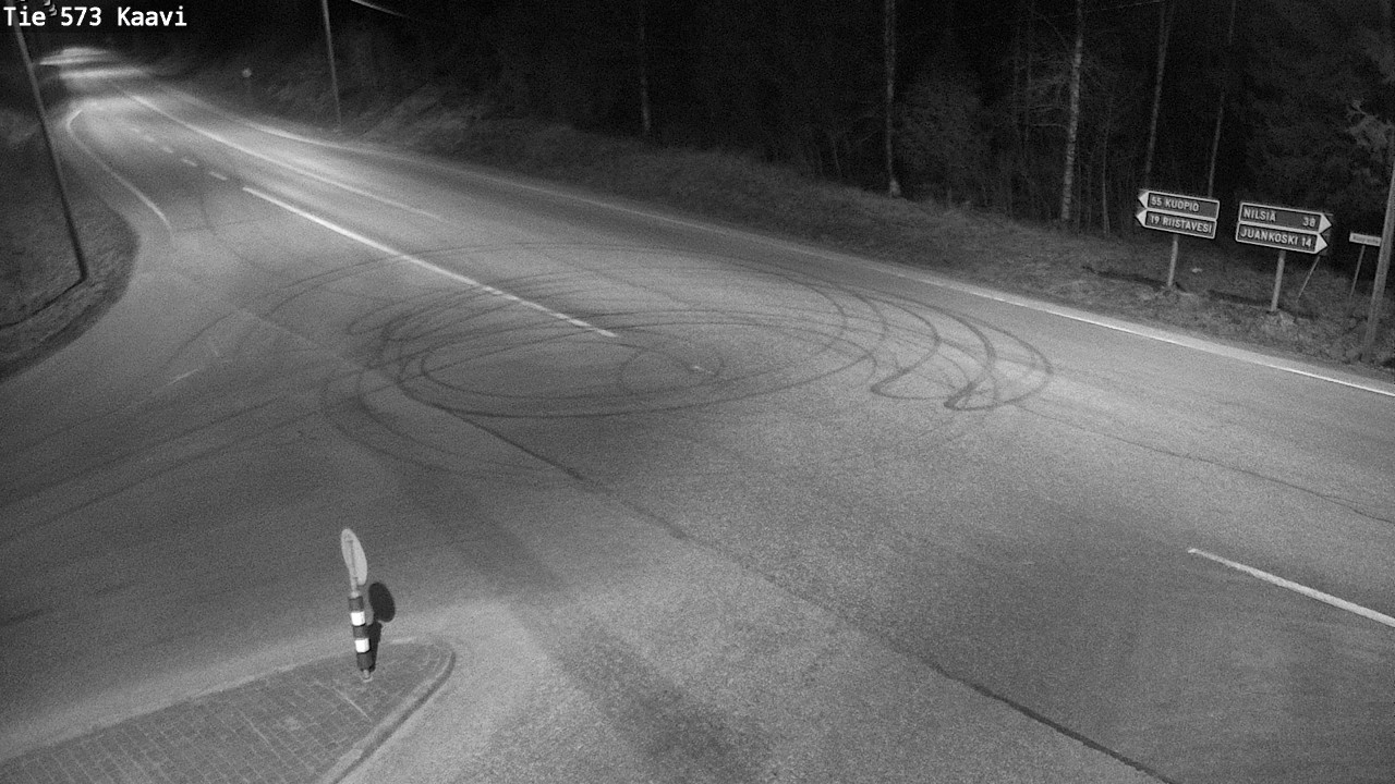 Weather Camera Image Road 573 Kaavi, Kaavi, Pohjois-Savo