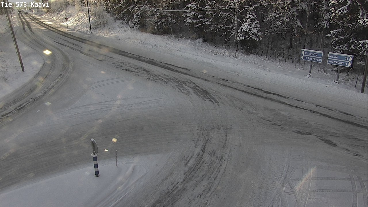 Weather Camera Image Road 573 Kaavi, Kaavi, Pohjois-Savo