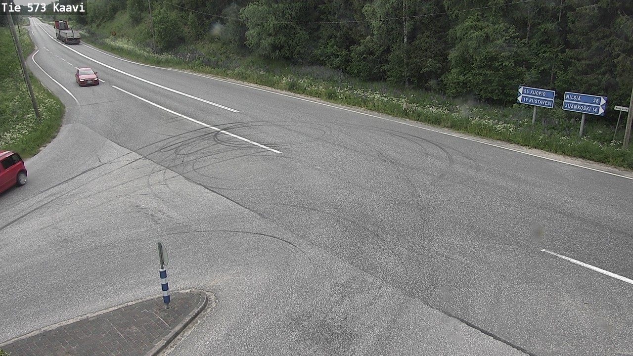 Weather Camera Image Road 573 Kaavi, Kaavi, Pohjois-Savo